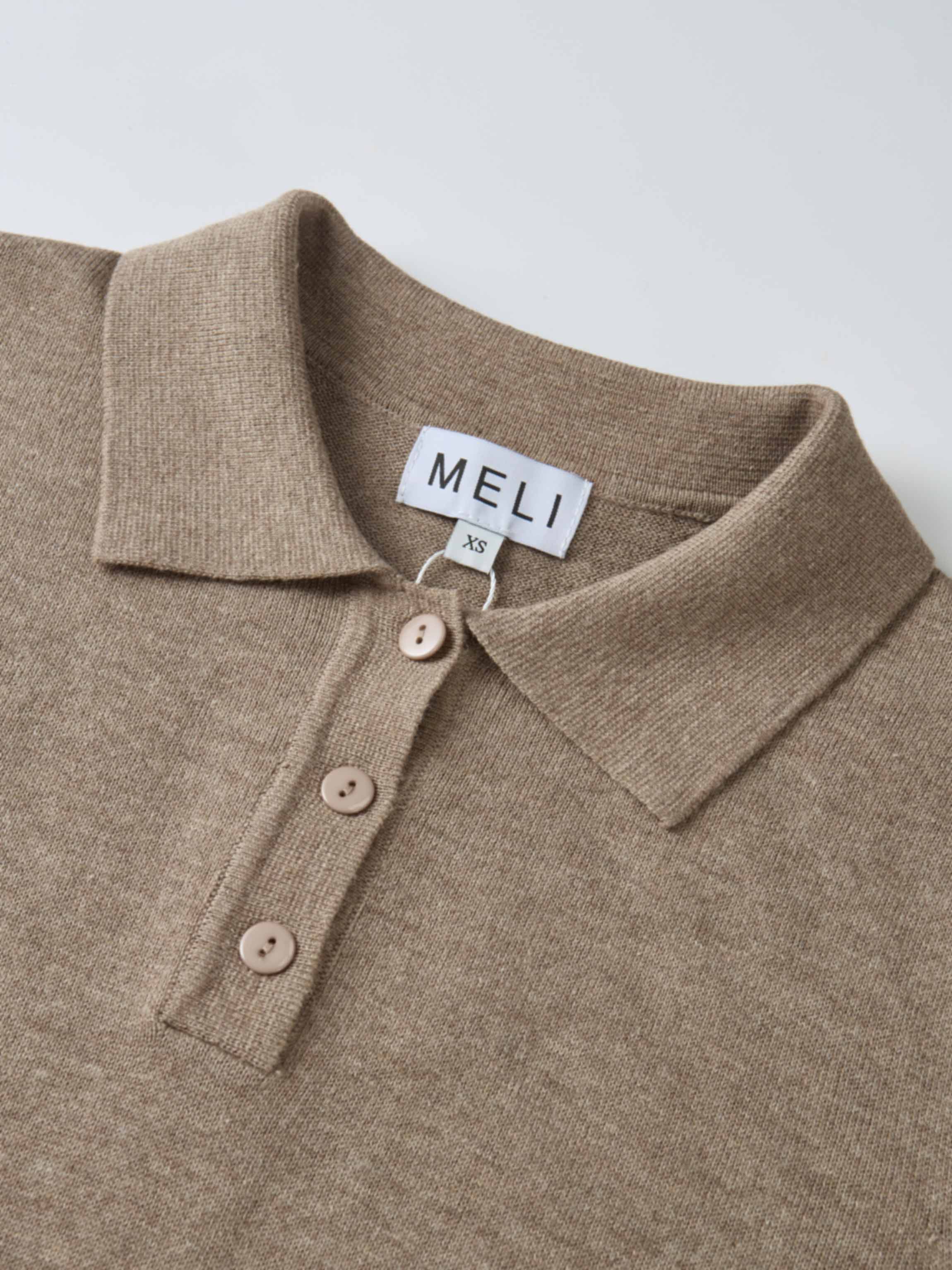 Knit Maxi Polo Dress - Camel