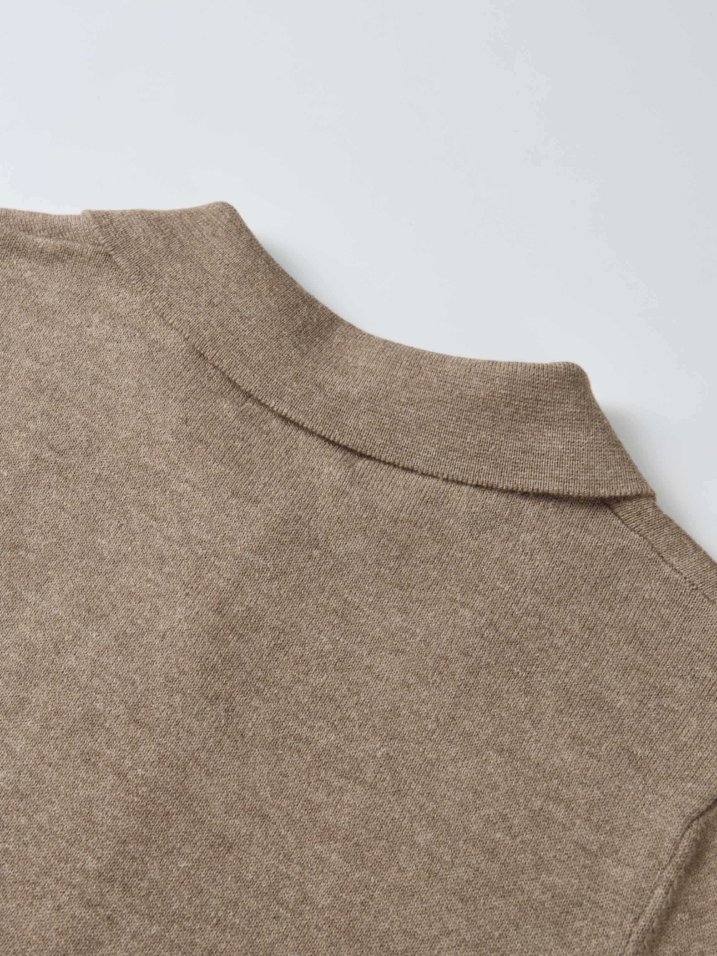 Knit Maxi Polo Dress - Camel