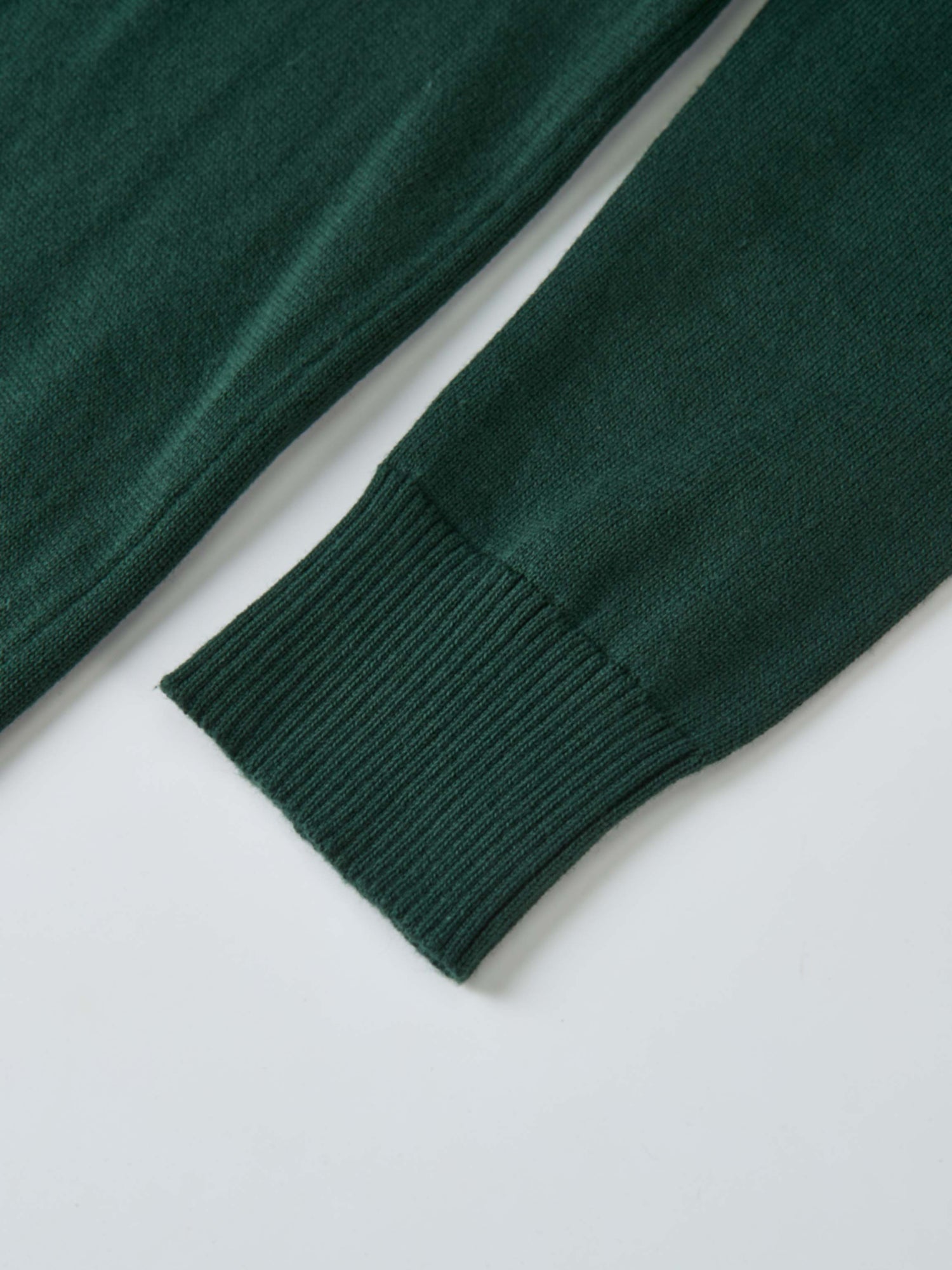 Knit Maxi Polo Dress - Green