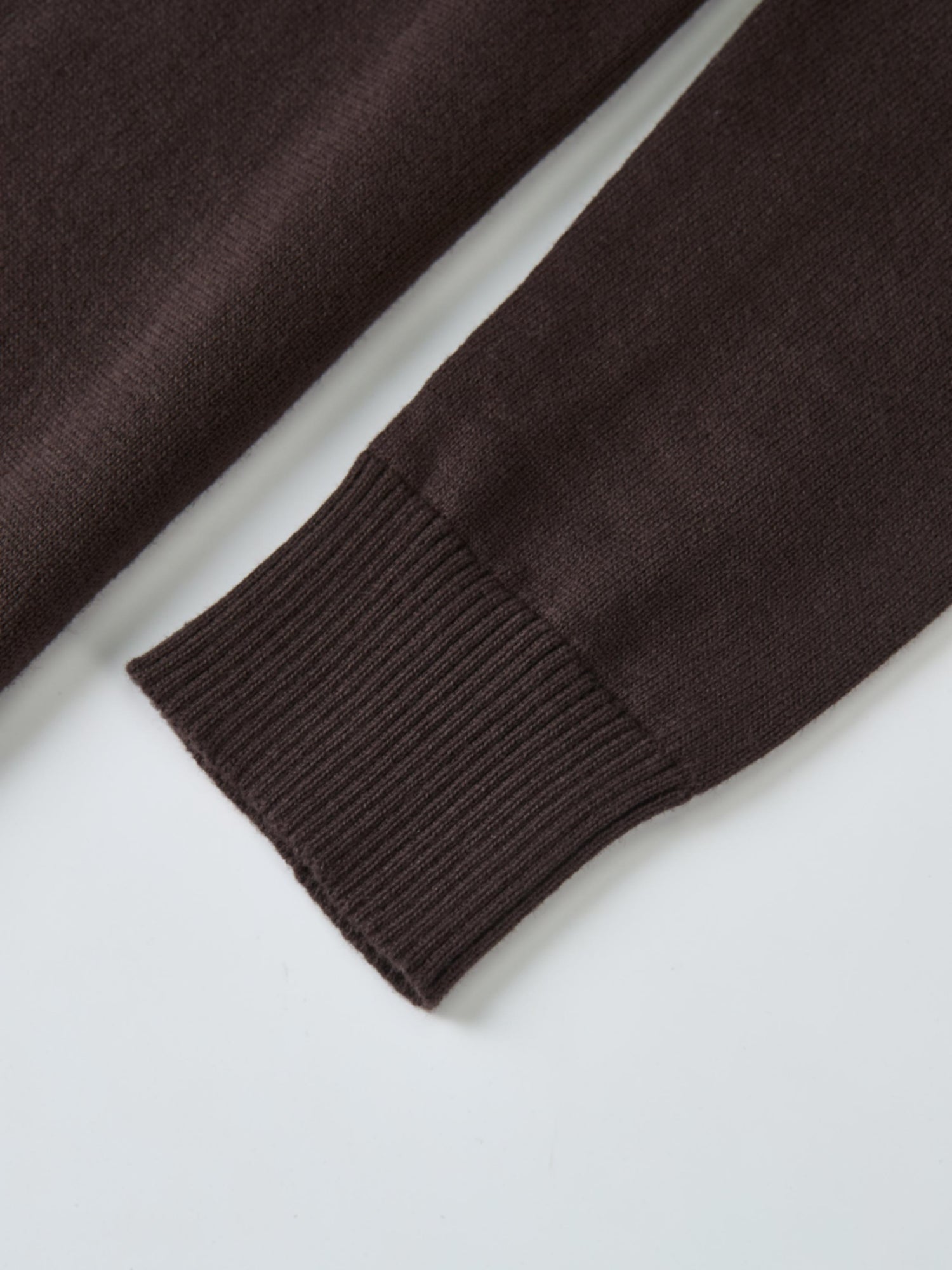 Knit Maxi Polo Dress - Brown