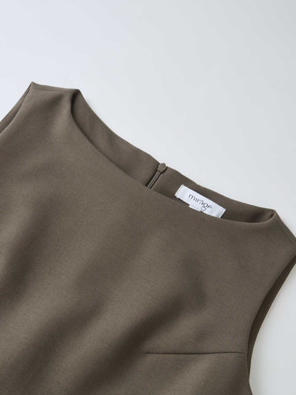 Side Chain Detail Jumper - Taupe