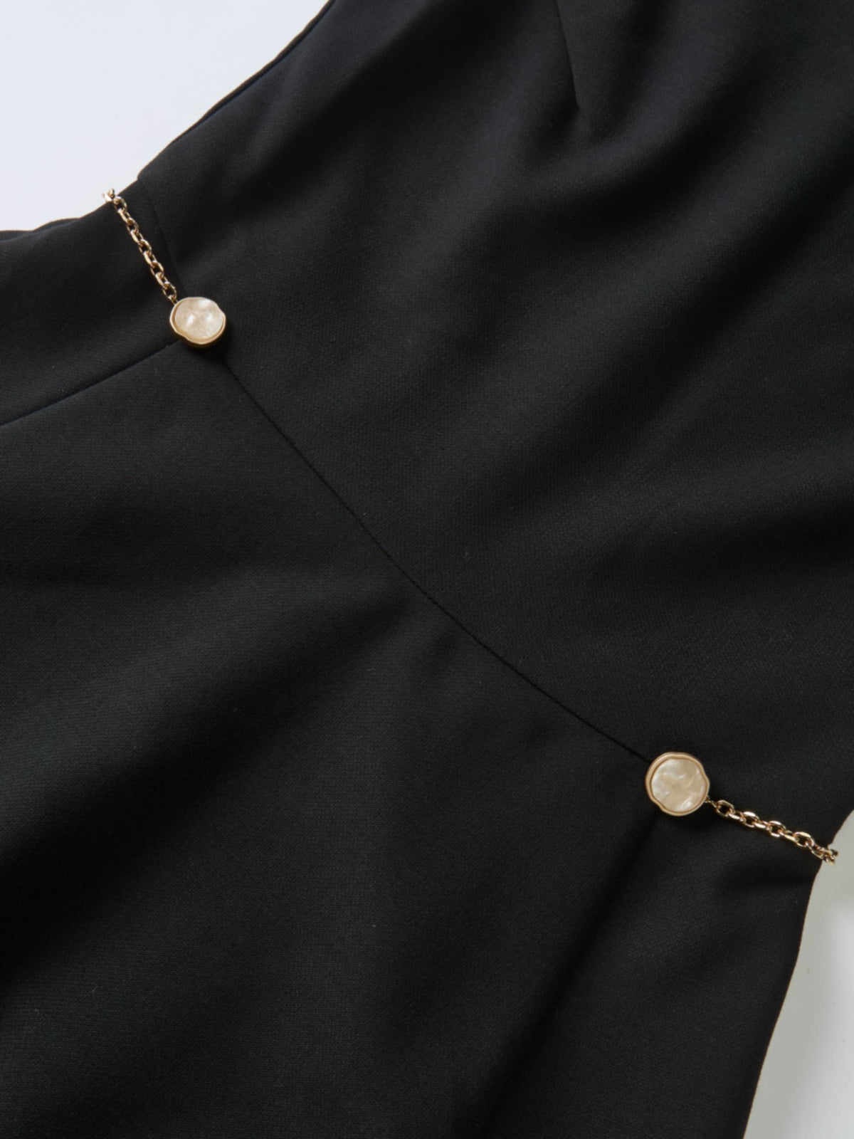 Side Chain Detail Jumper - Black