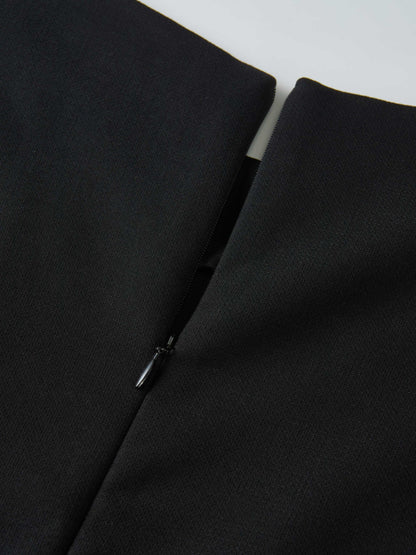 Side Chain Detail Jumper - Black