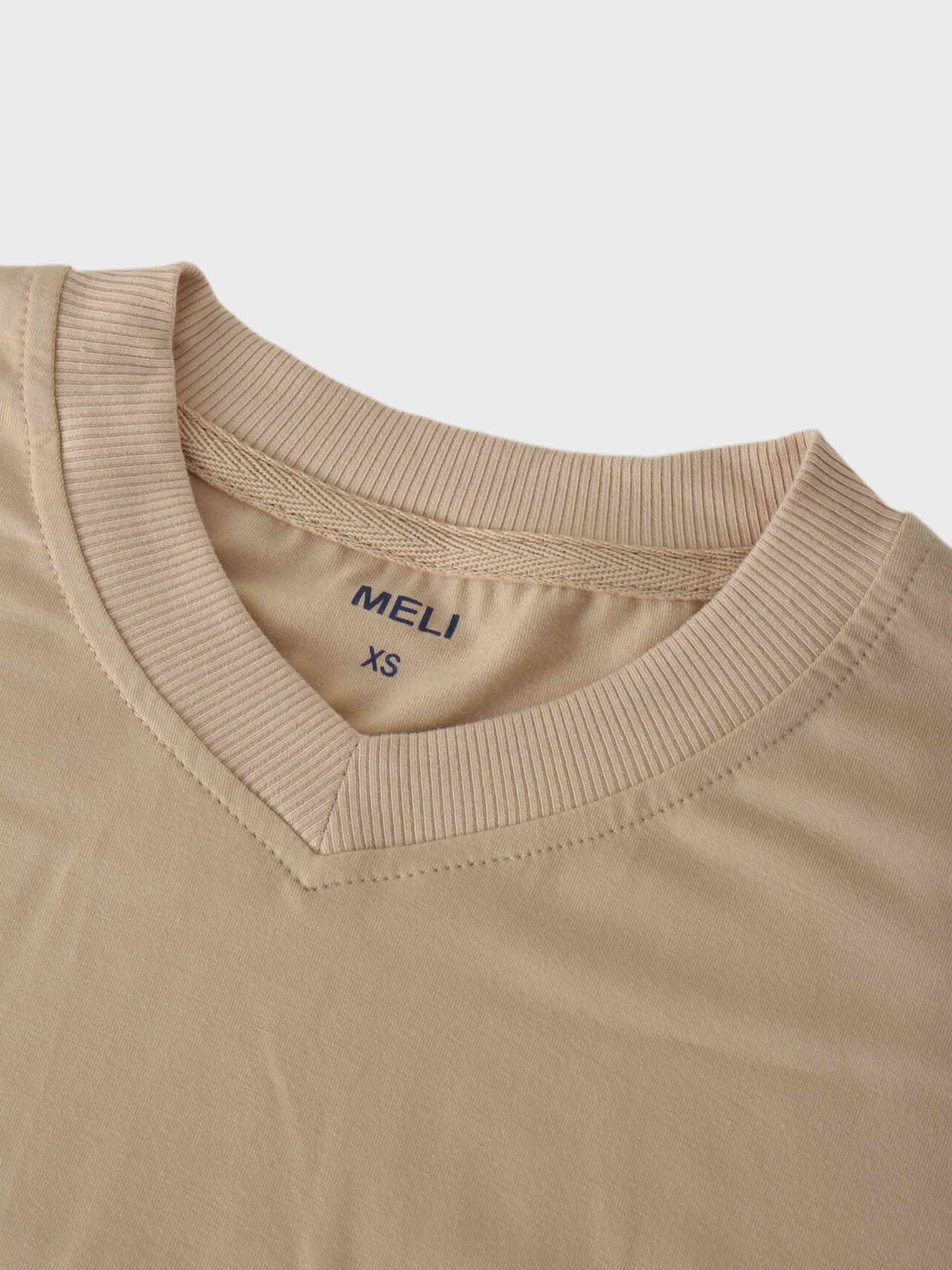 CAMISETA CROPPED-TAN