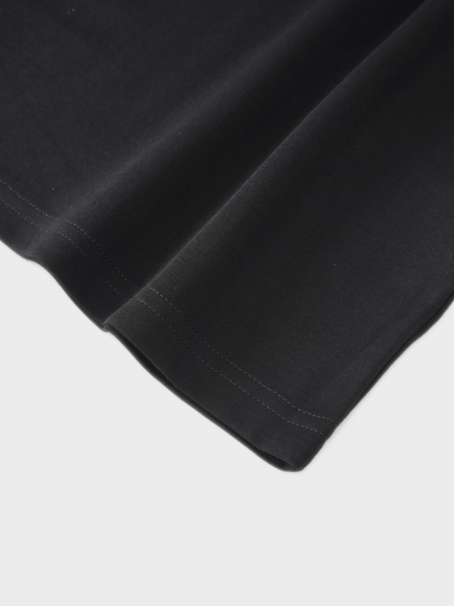 Side Tie T-Shirt Dress-Black