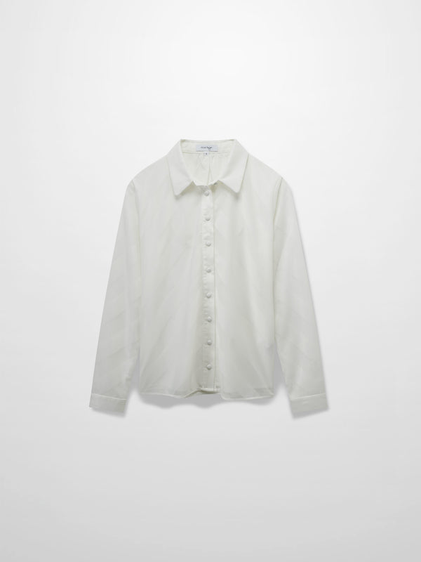 Perforated Blouse-White