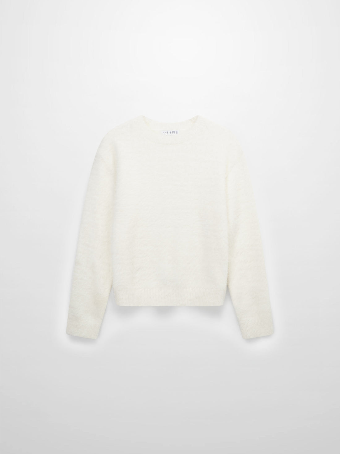Mohair Crew Neck Sweater-Cream