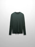 CREW RIBBED DOLMAN-EMERALD GREEN