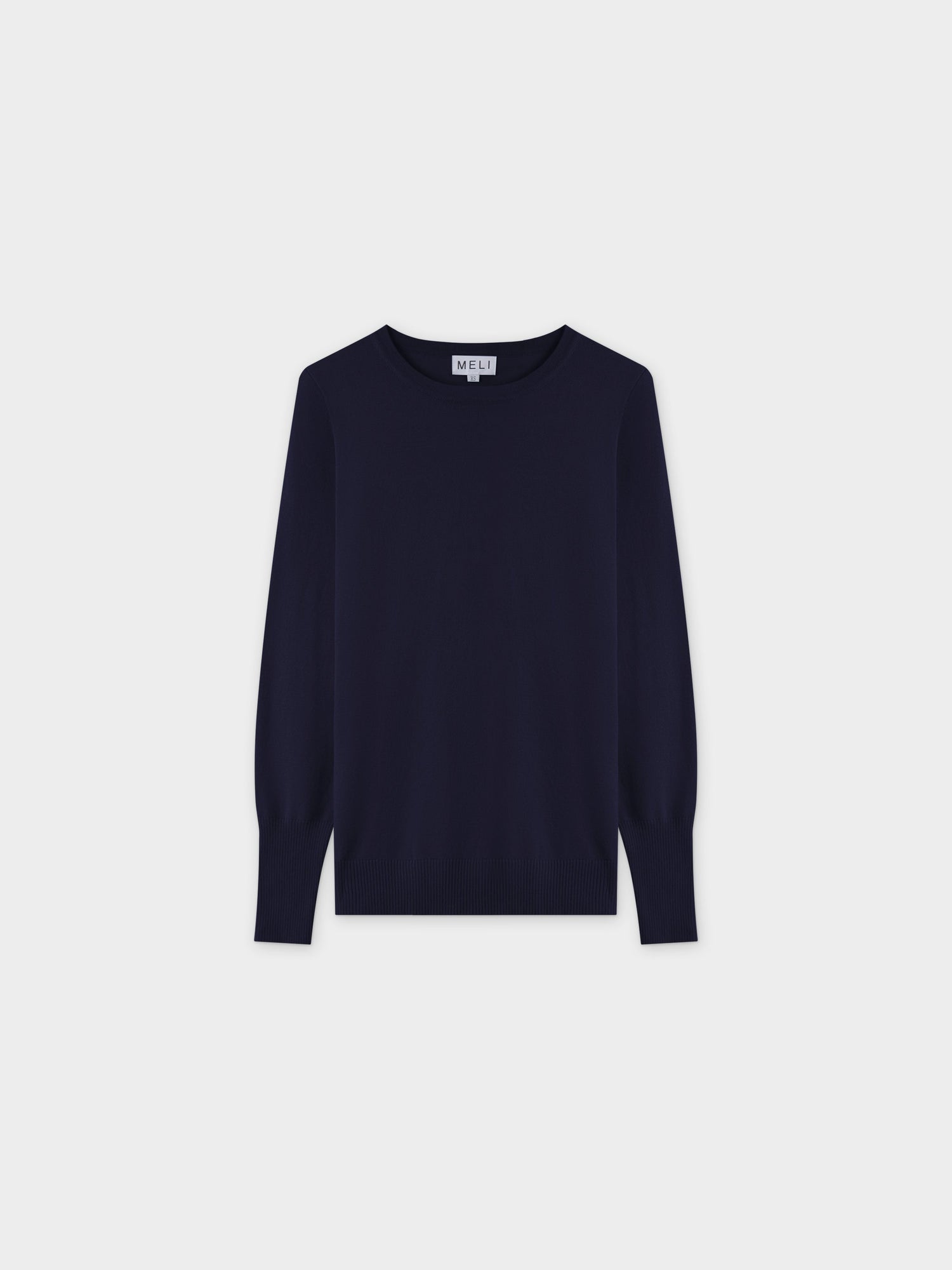 Basic Crew Sweater LS-Dark Navy