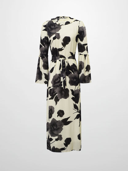 Shift Maxi Dress-Cream