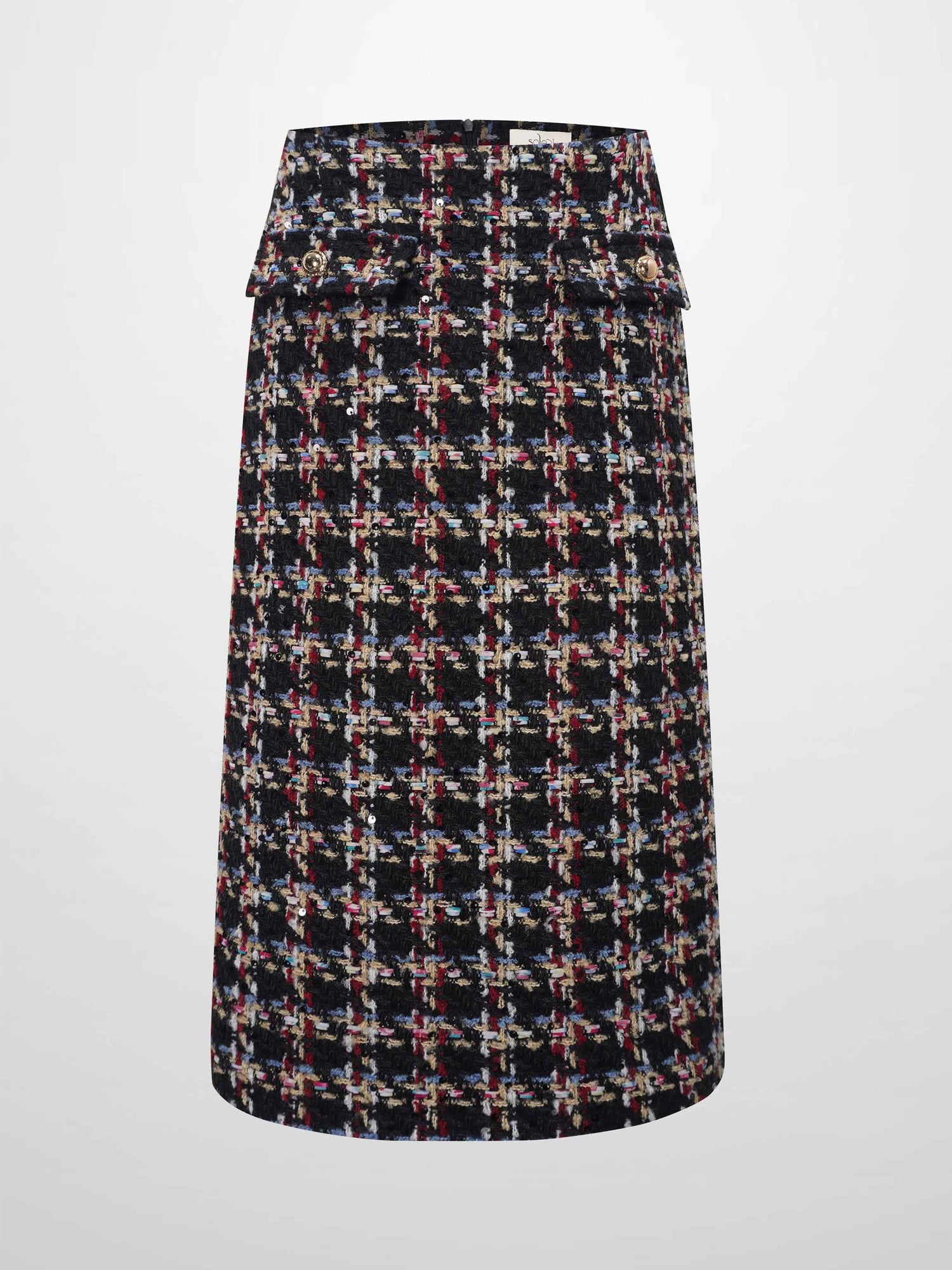 Short Pocket Skirt-Multi Colored