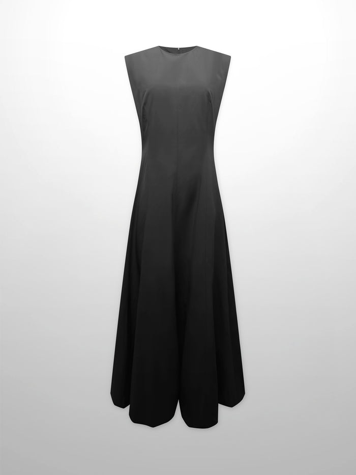 Taffeta Bubble Jumper-Black