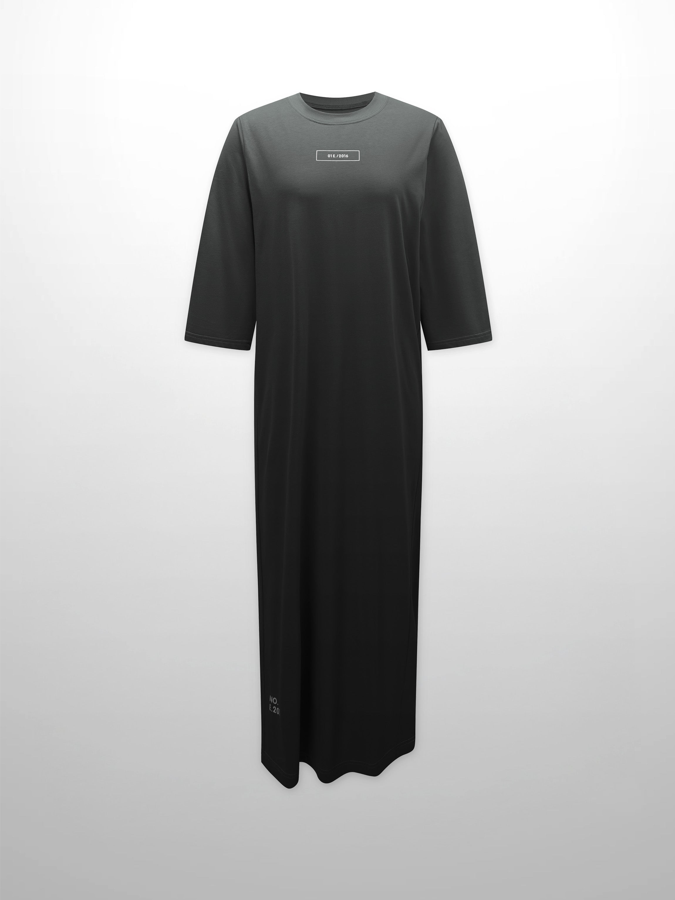 T-Shirt Maxi Dress-Black