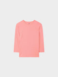 RIBBED HIGH V 3Q-PINK