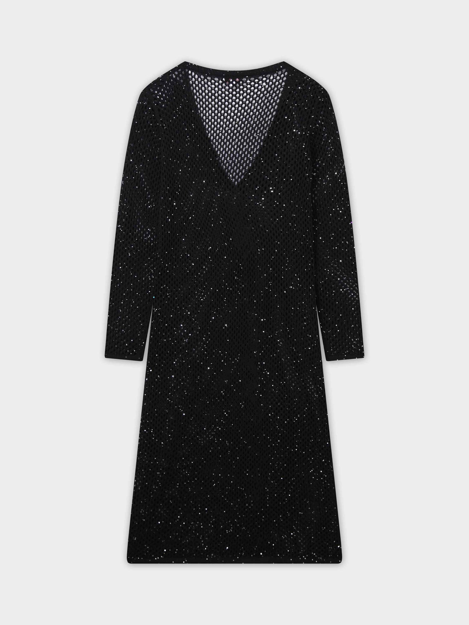 Crochet Duster-Black