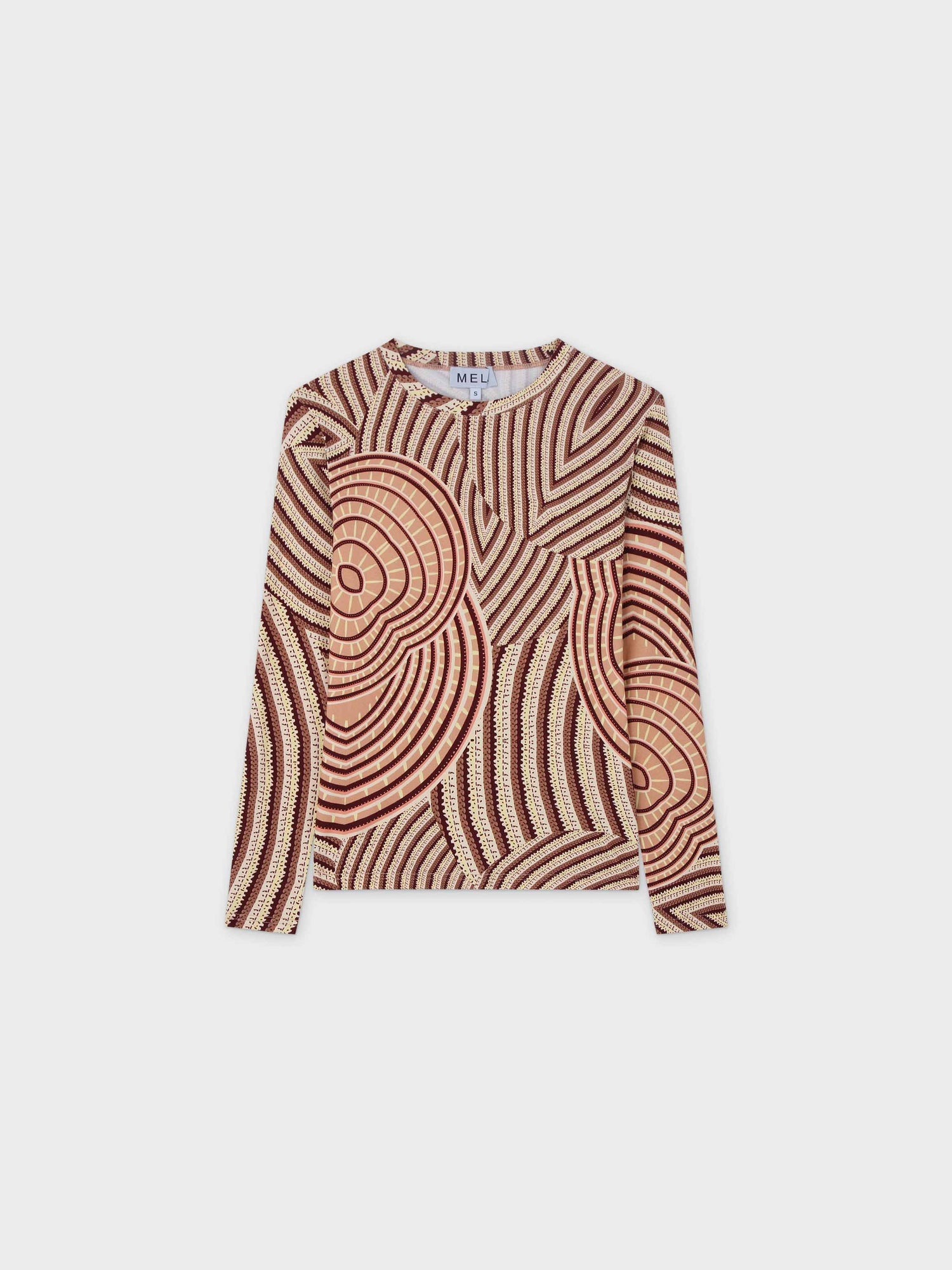 Printed Modal Tee-Spirogeo