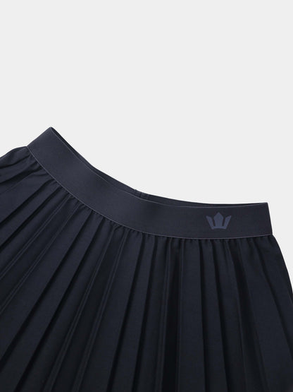 PLEATED SKIRT 24" -NAVY