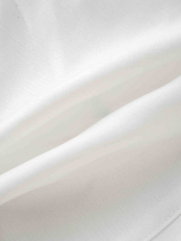 Textured Puff Sleeve Blouse-Cream