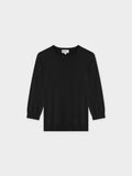 Basic Crew Sweater 3Q-Black