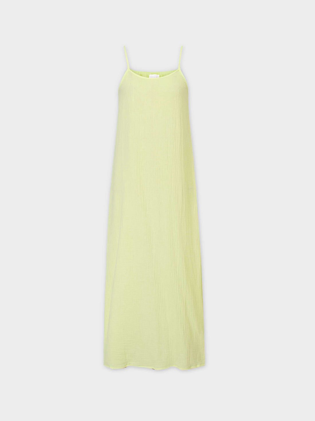 Gauze Slip Dress-Lemon Sorbet