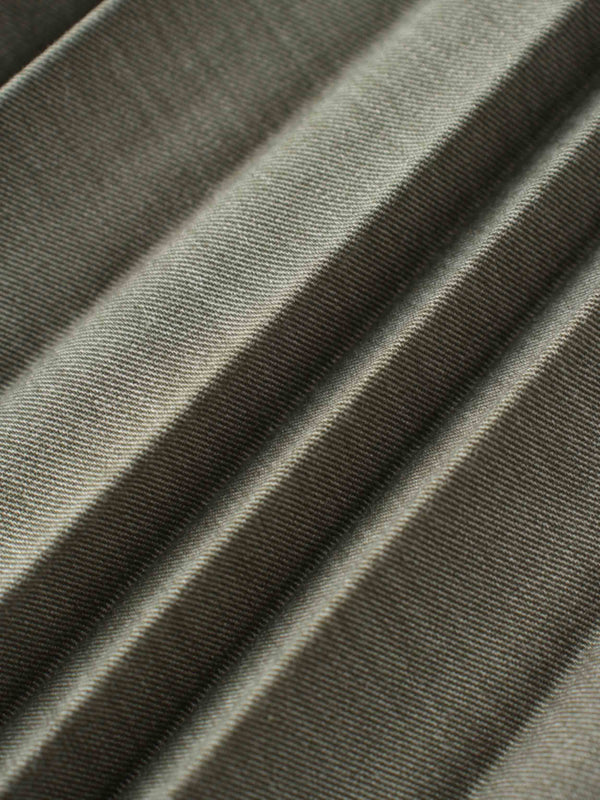 Mix Pleat Skirt-Olive Green