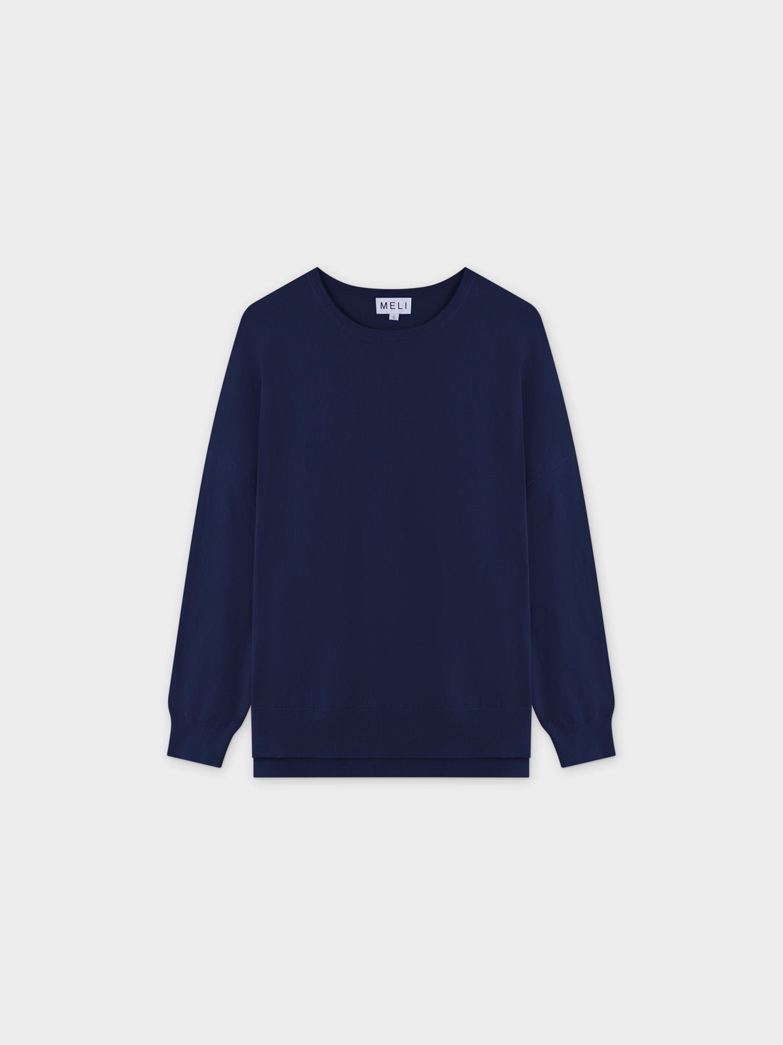 Oversized Lightweight Sweater-Navy