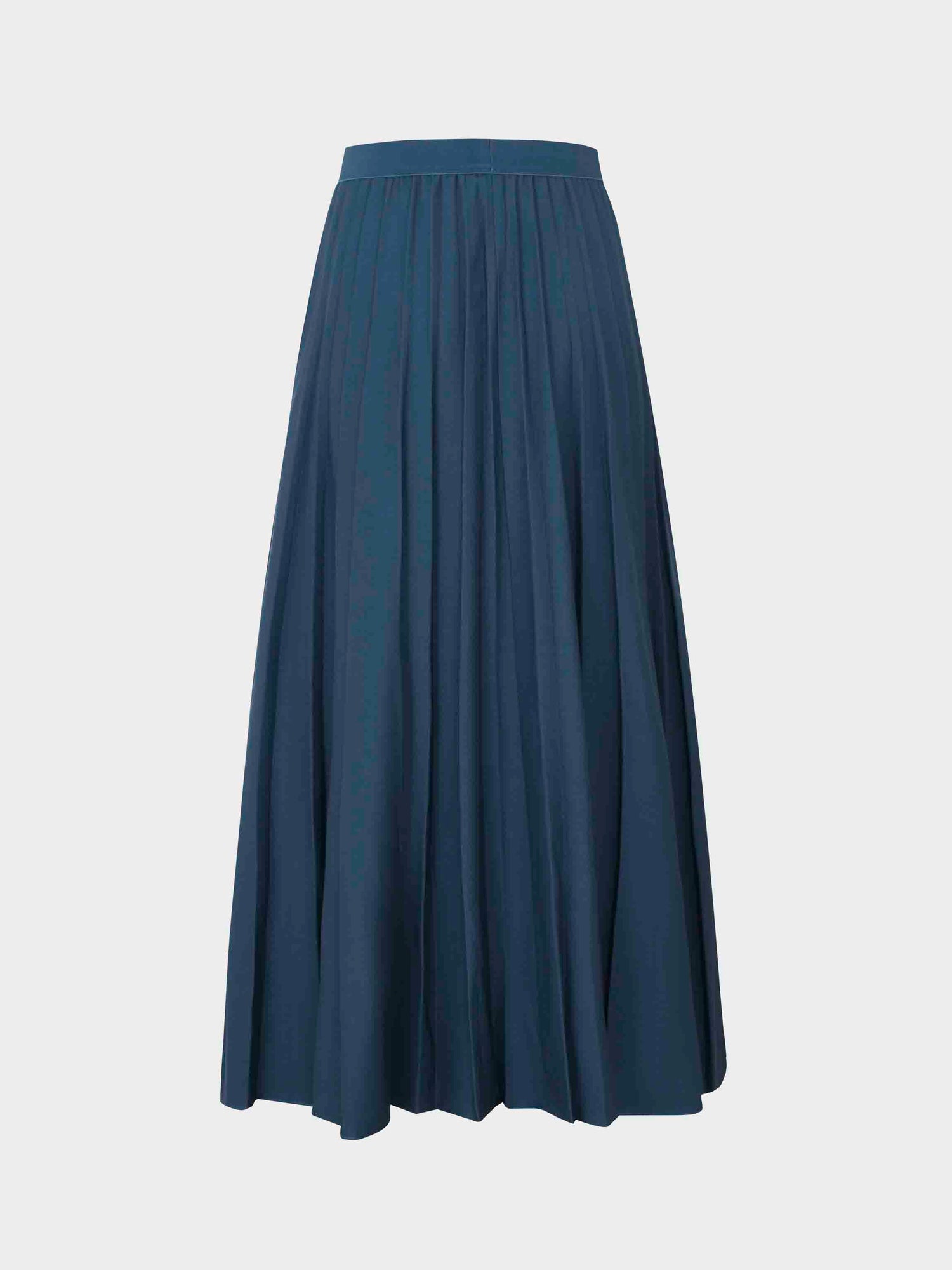 Pleated Skirt 37&quot;-Mallard Blue