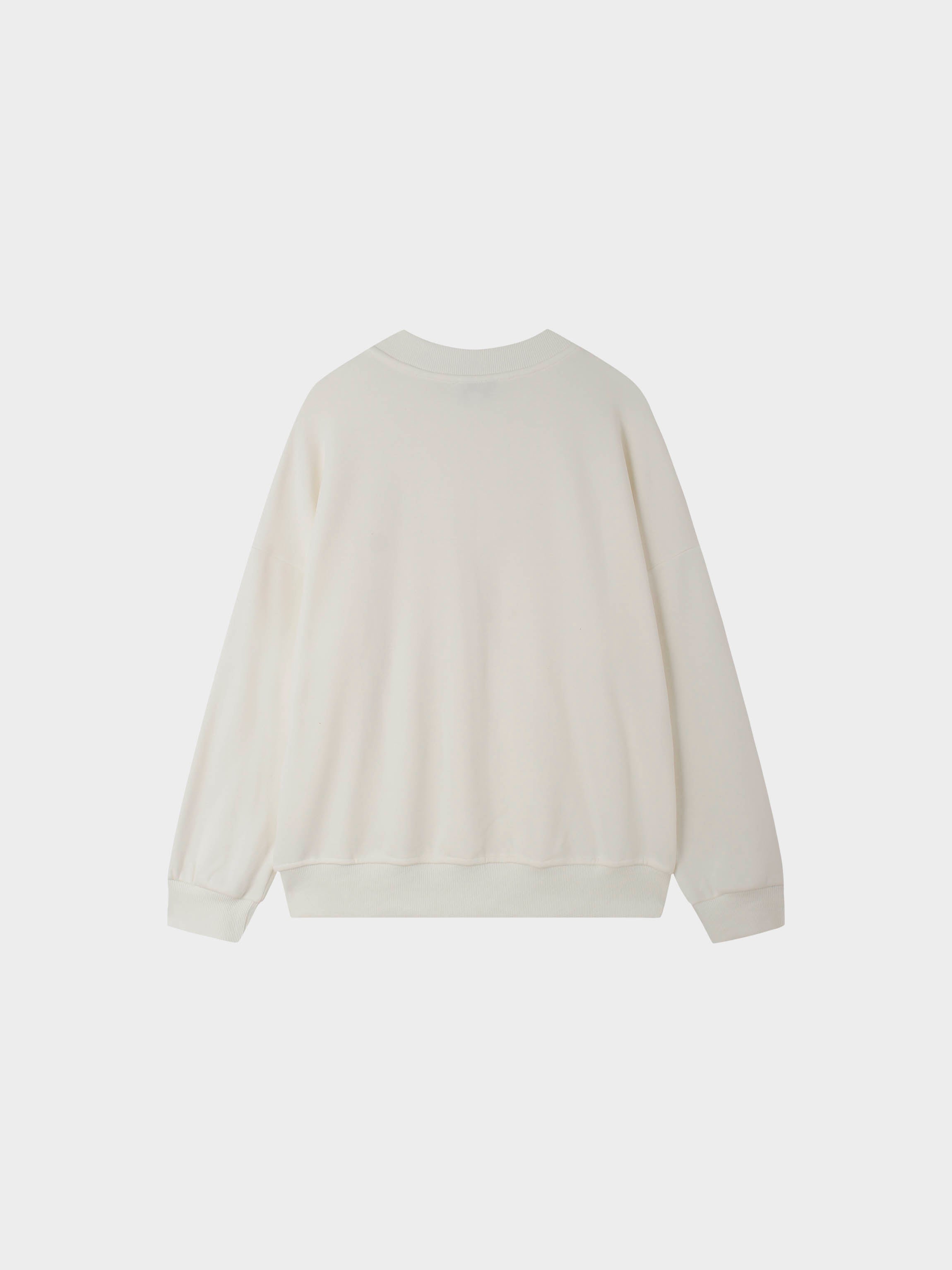 Logo Sweatshirt-Cream