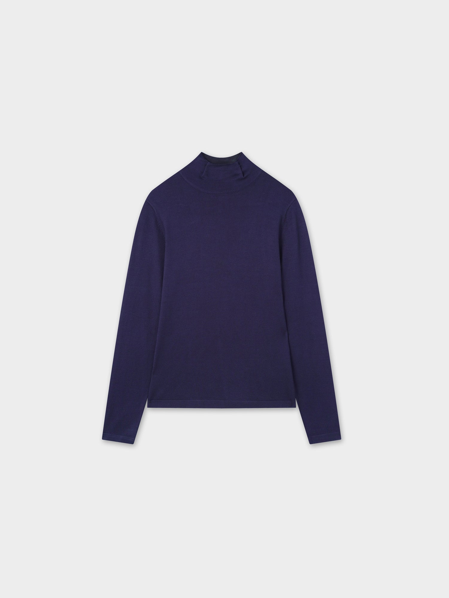 Knit Turtleneck-Navy