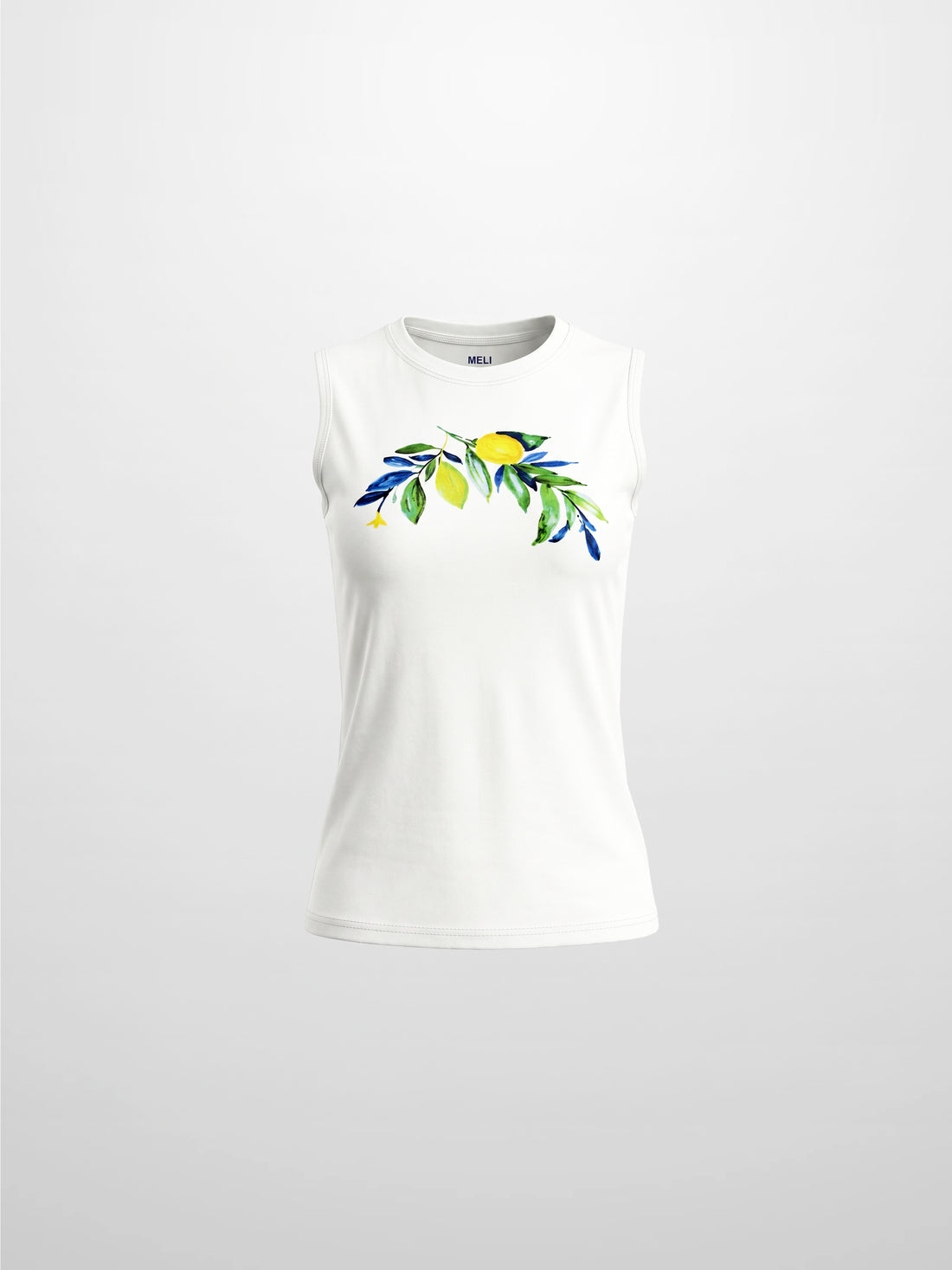 Sleeveless Tee-Lemon