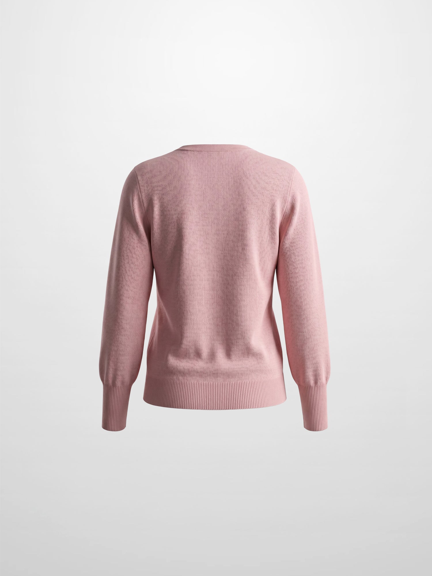 High Cuff Crew Sweater-Mauve