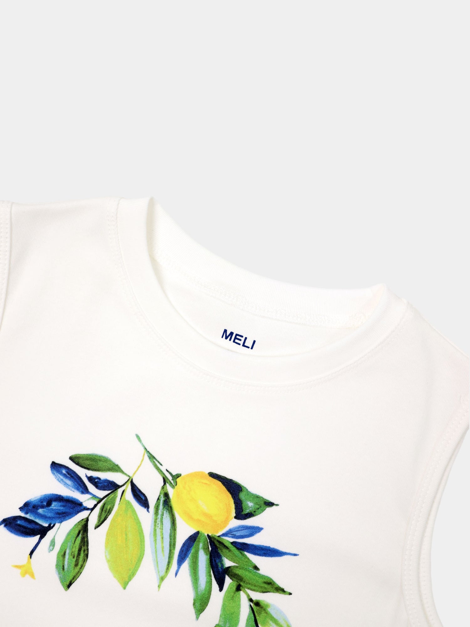 Sleeveless Tee-Lemon
