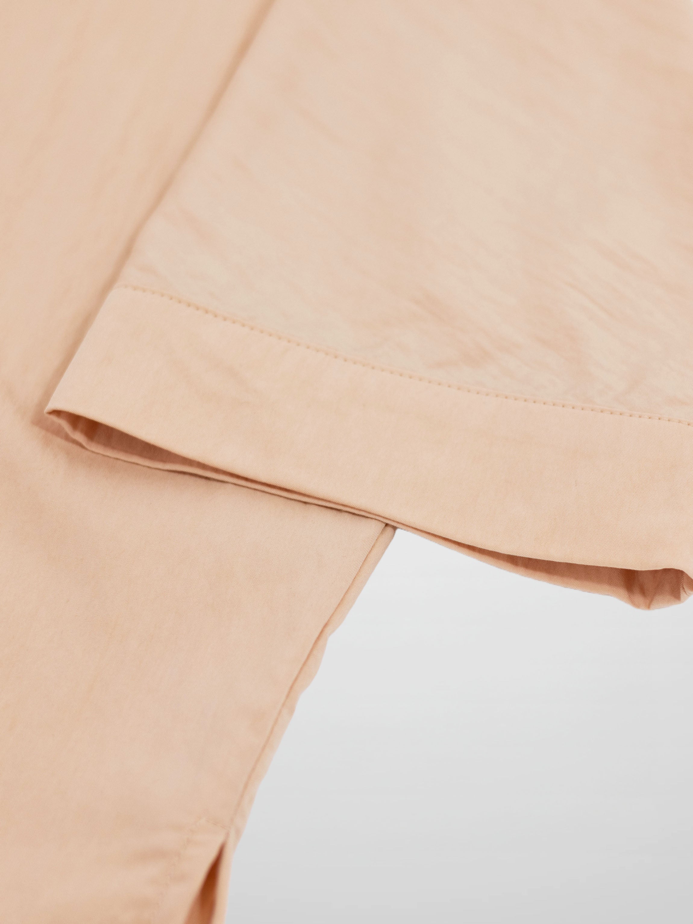 Boxy Dolman Sleeve Crinkle Blouse-Peach