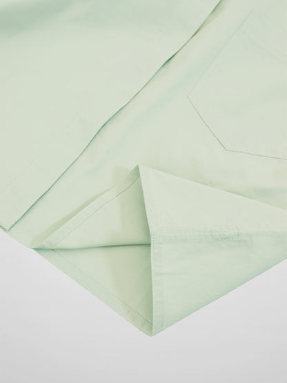 Cotton Crop Blouse-Mint