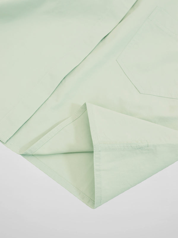 Cotton Crop Blouse-Mint