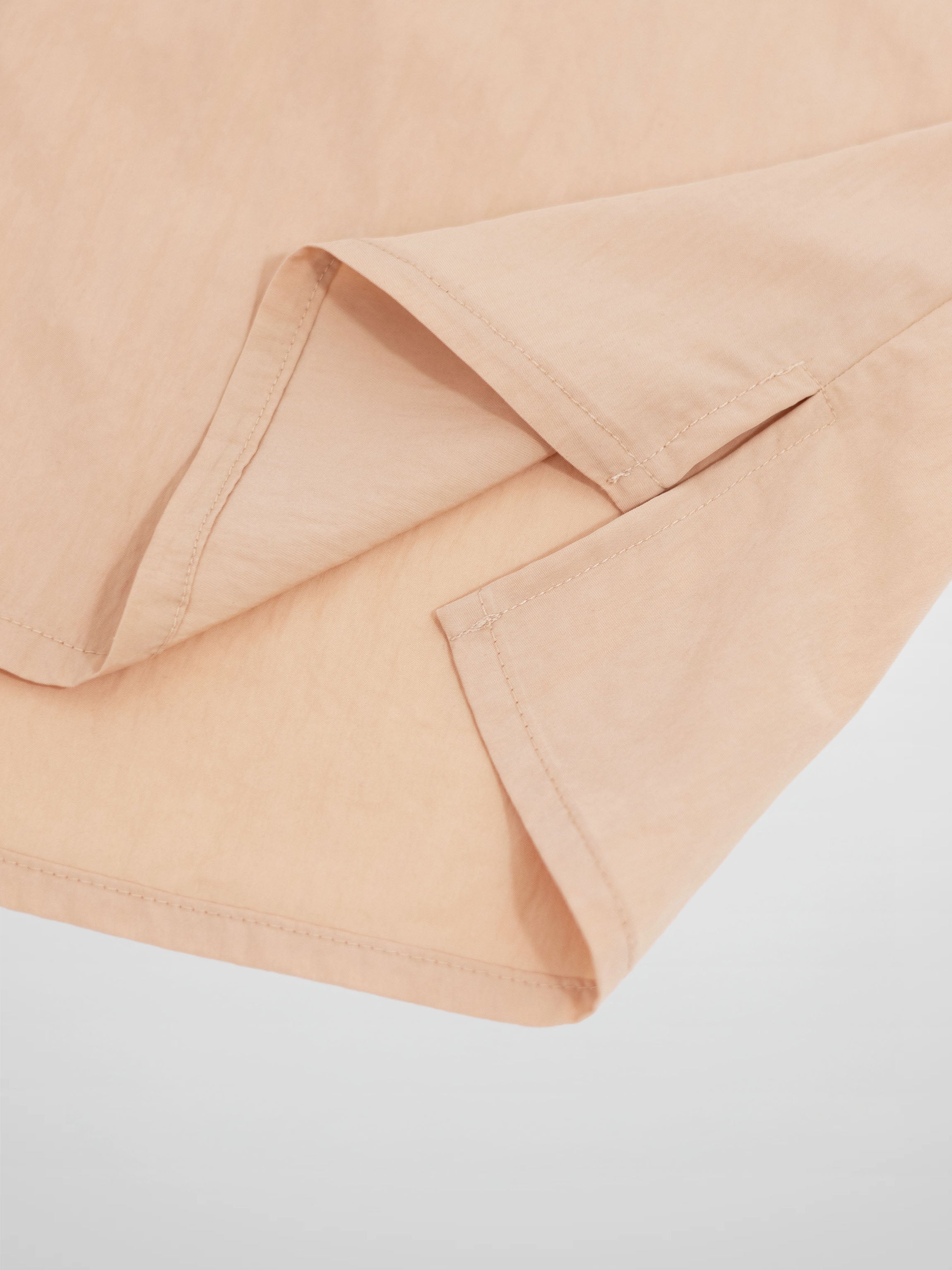 Boxy Dolman Sleeve Crinkle Blouse-Peach