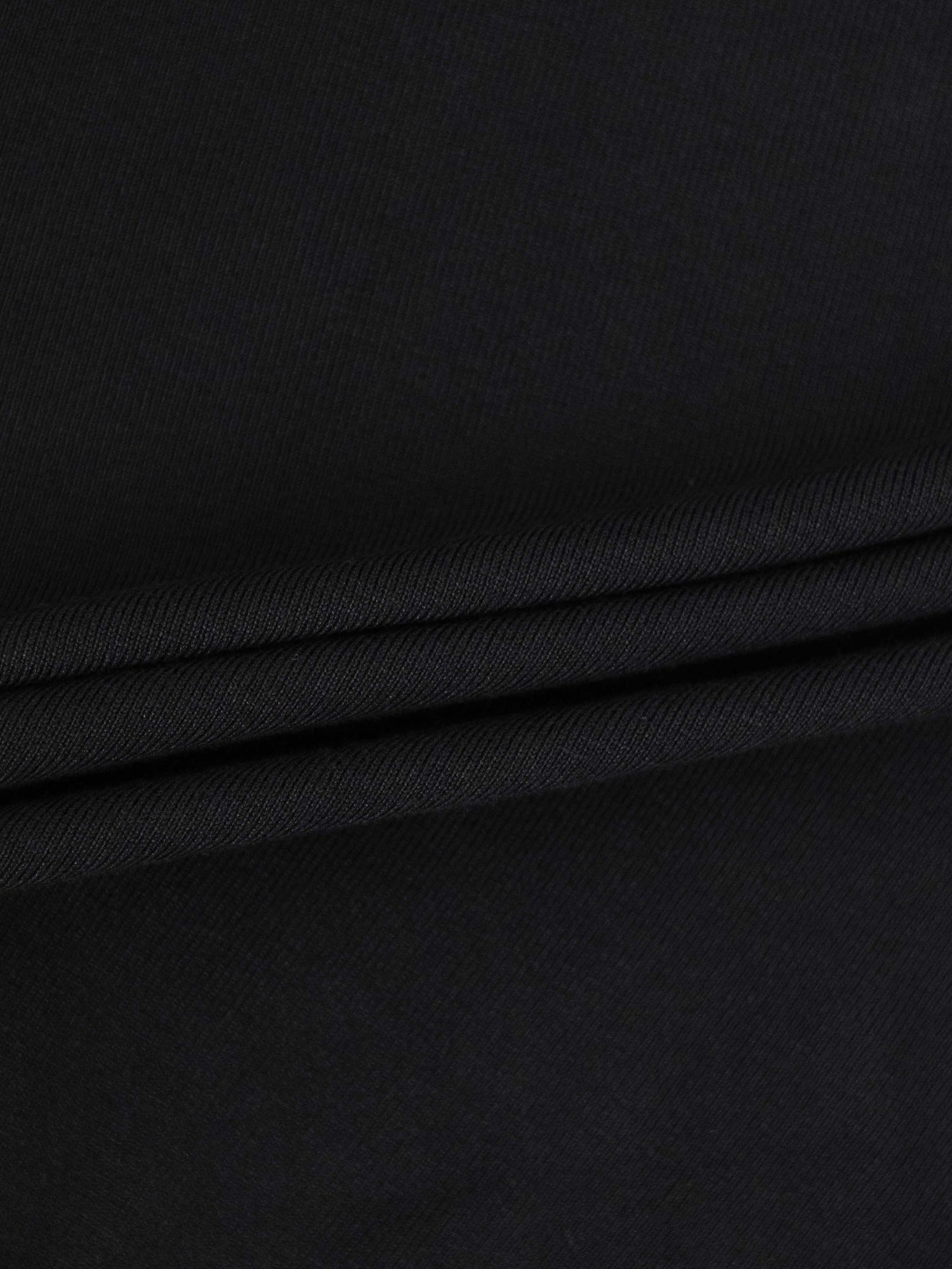 Mock Neck Thin Knit Sweater-Black