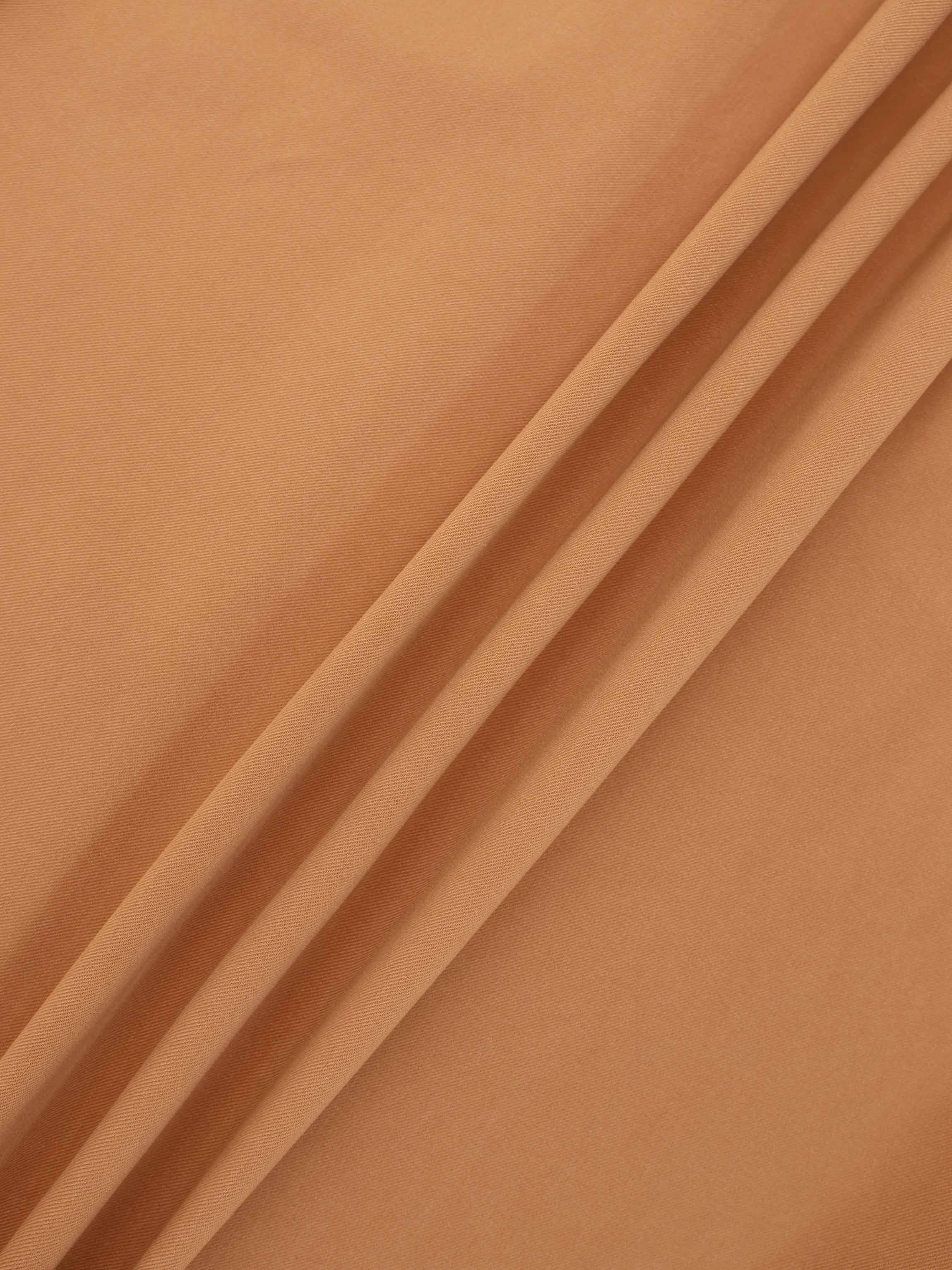 SIDE RUCHED SKIRT-TAN