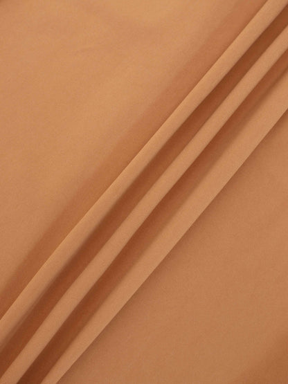 SIDE RUCHED SKIRT-TAN