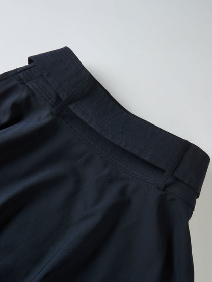 High Waisted Circle Skirt - Navy