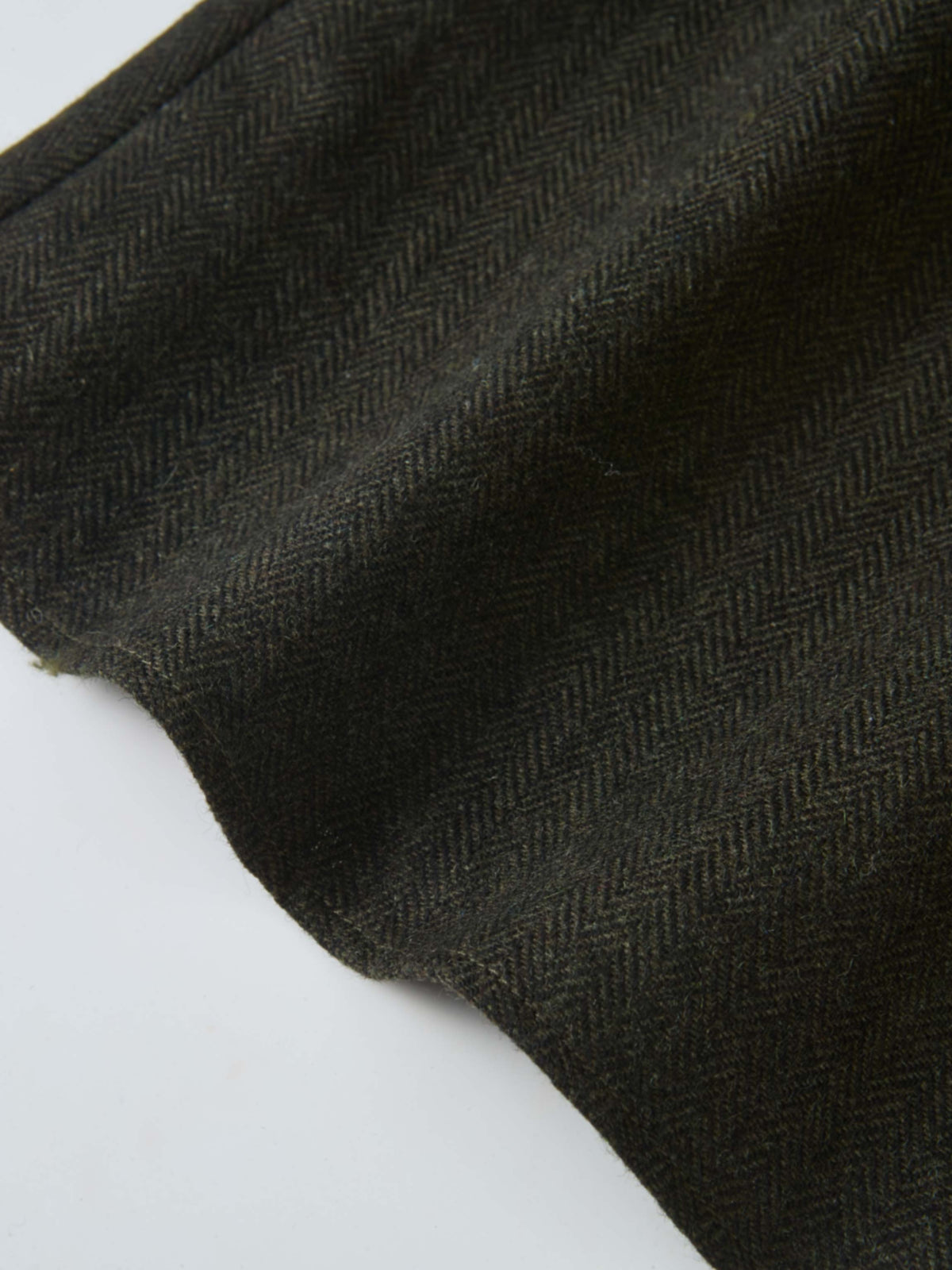 Leather Yoke Skirt - Green