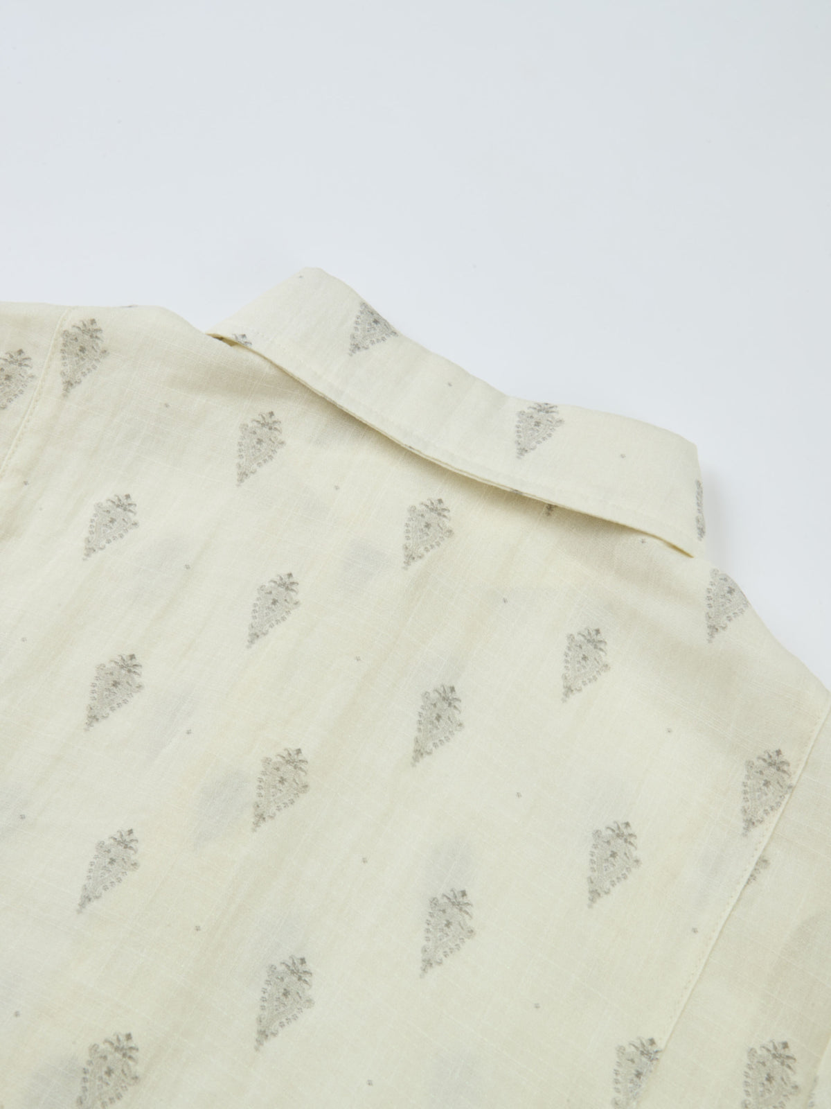 Sheer Medallion Blouse - Medallion