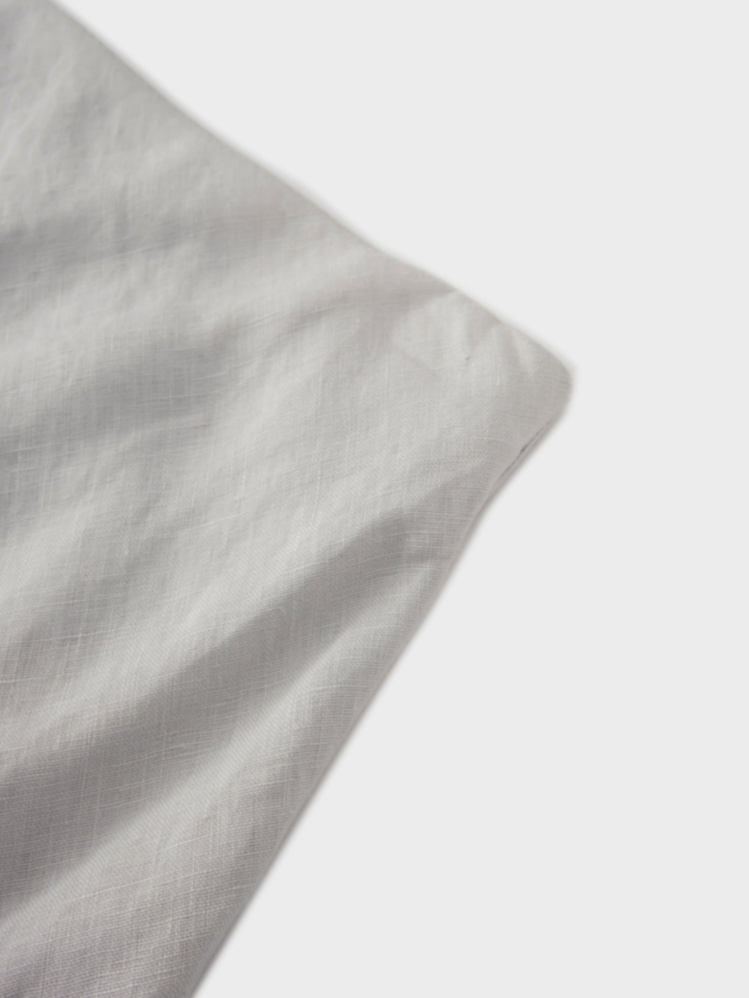 Linen Slip Skirt-Grey