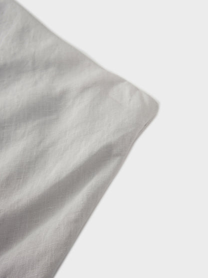 Linen Slip Skirt-Grey