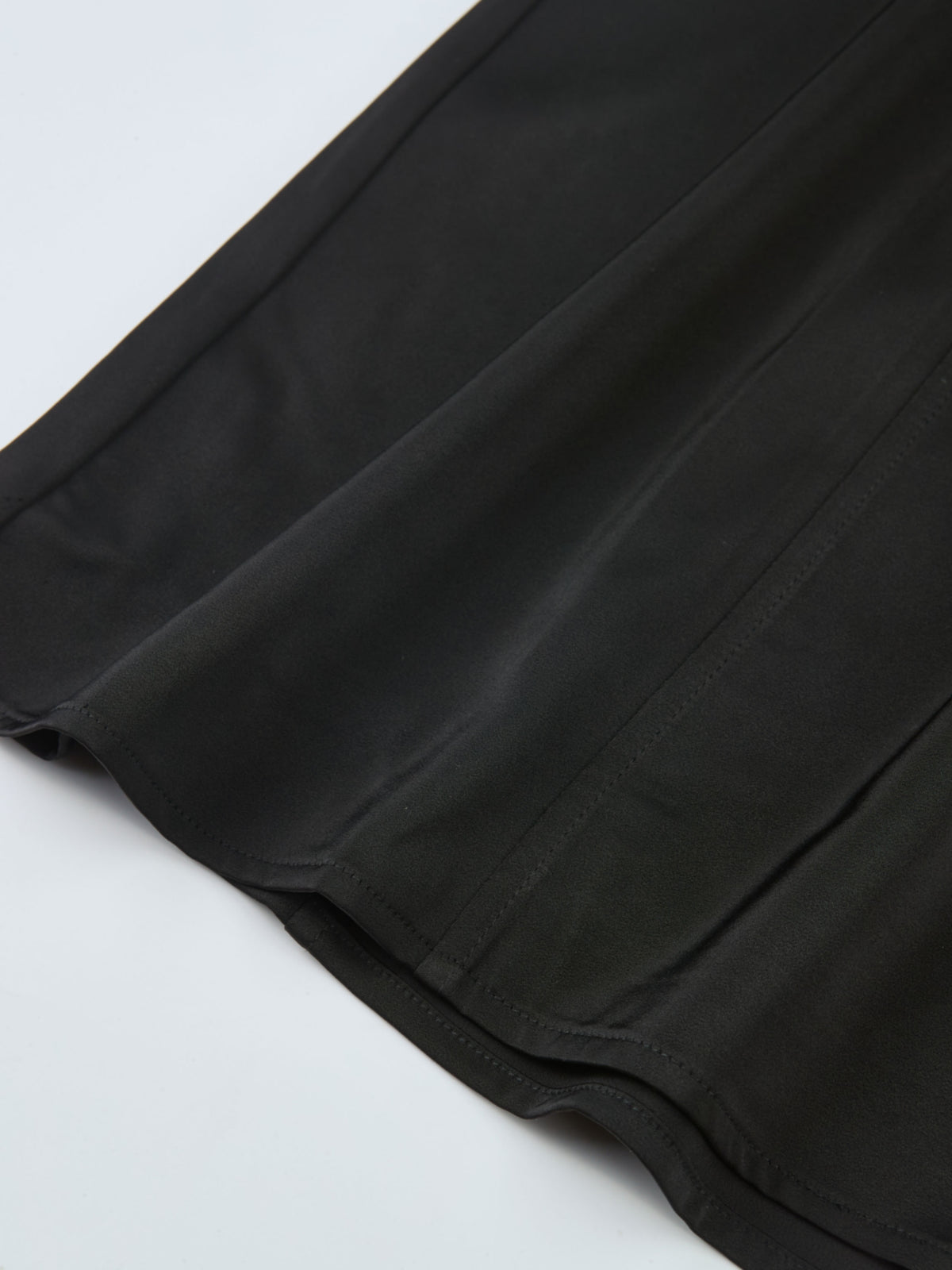 Cape Sleeve Maxi Shirtdress - Black