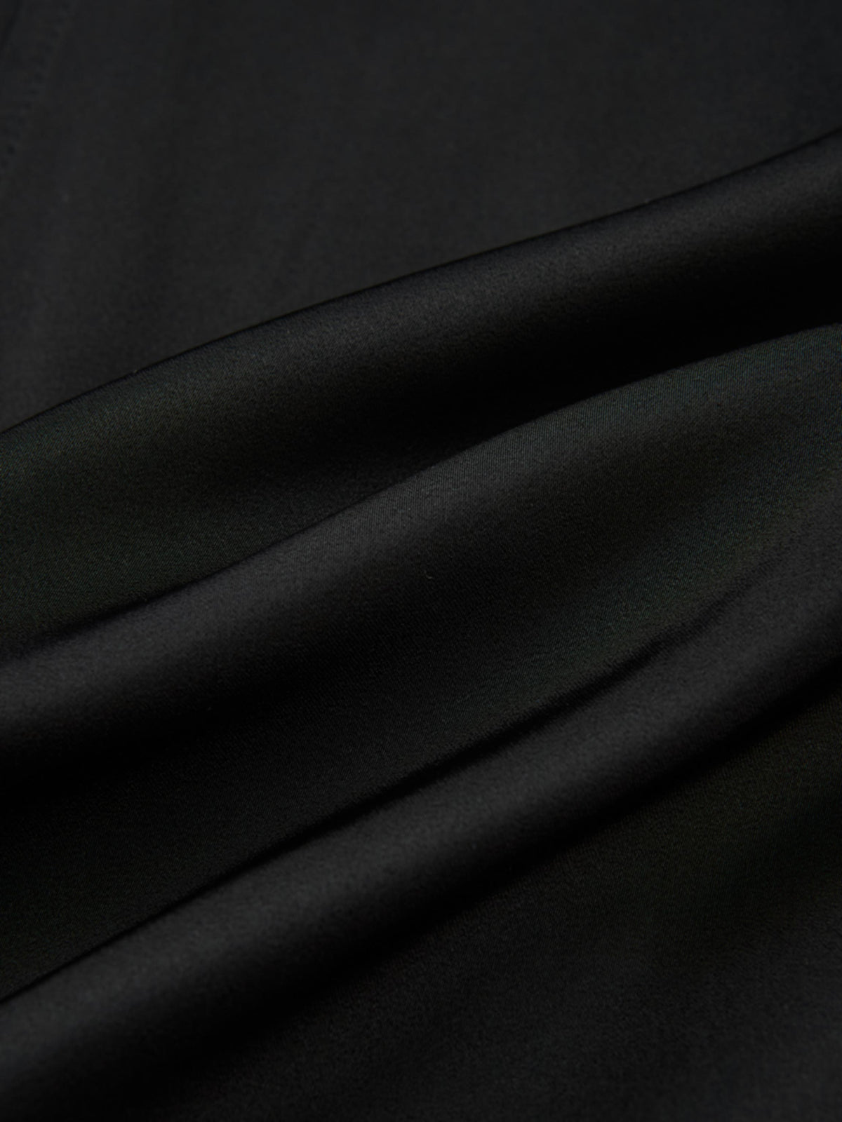 Cape Sleeve Maxi Shirtdress - Black
