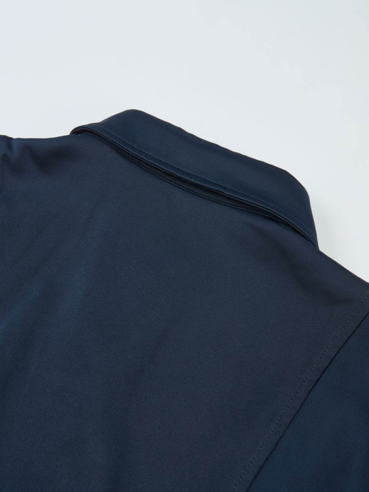 Cape Sleeve Maxi Shirtdress - Blue