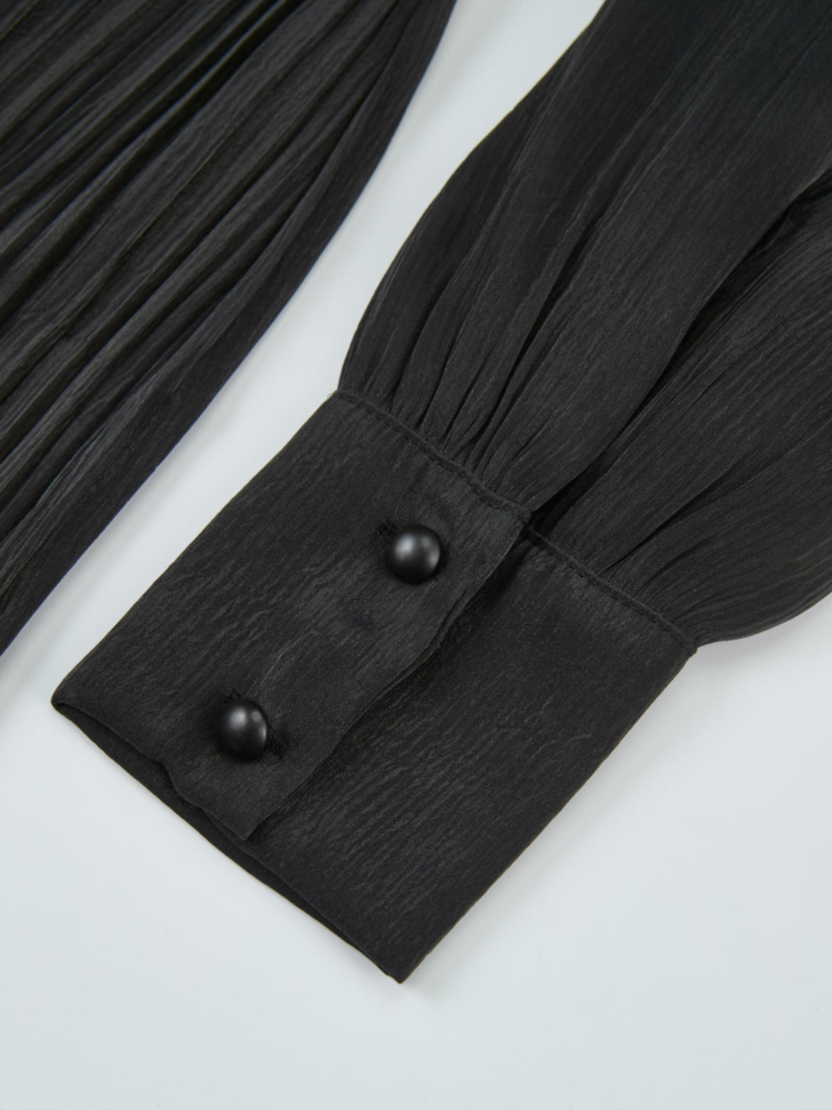 Embellished Yoke Dress - Black