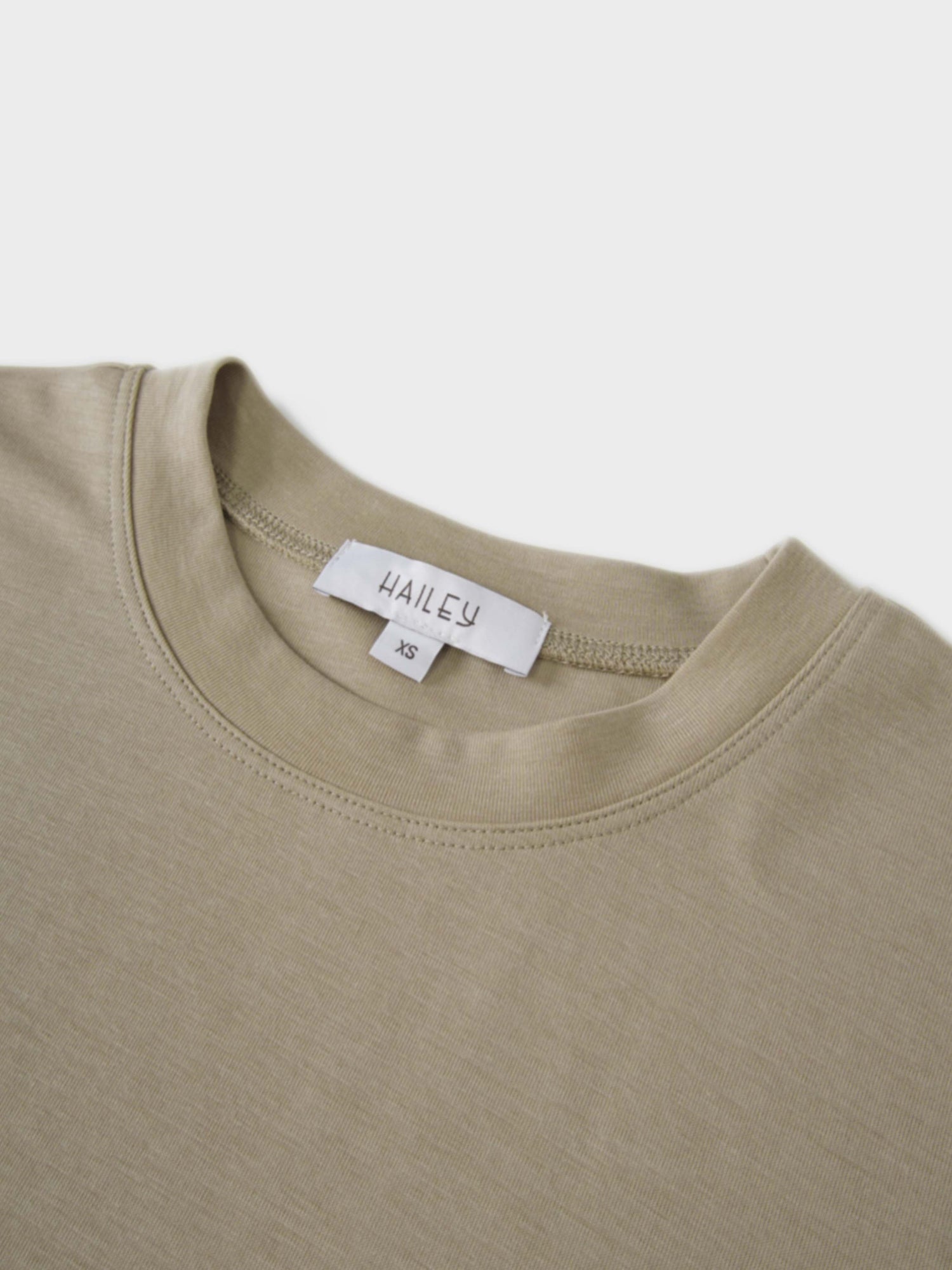 Side Tie T-Shirt Dress-Fawn