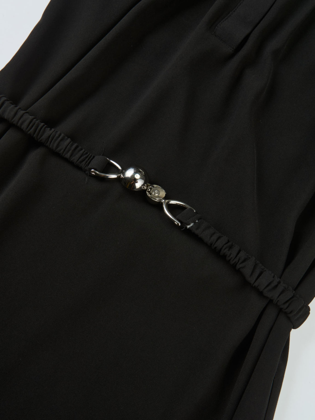 Lace Detail Dress - Black